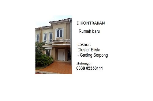 Sewa Rumah Murah Di Phg Gading Serpong