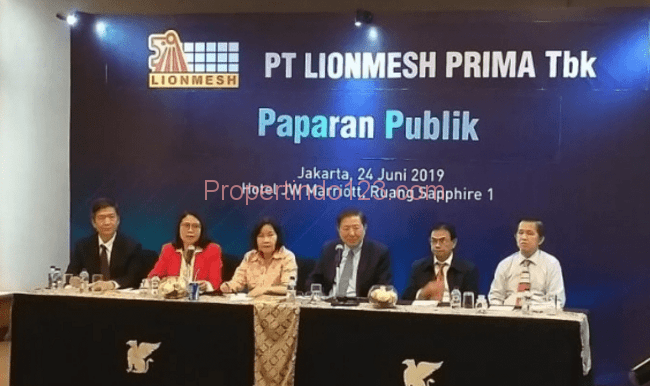 PT Lion Mesh Membukukan Penjualan Bersih 2018 Sebesar Rp 240,03 Miliar atau Meningkat 6,98% | Propertindo123
