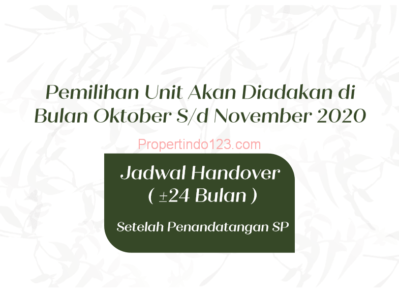 PEMILIHAN UNIT & HAND OVER