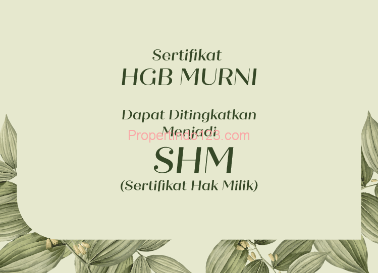 SERTIFIKAT HGB MURNI