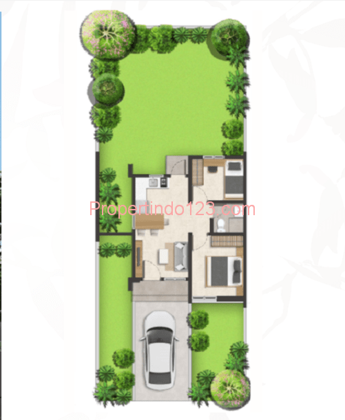 FLOOR PLAN TIPE PREMIUM 40/160 (8 X 20)