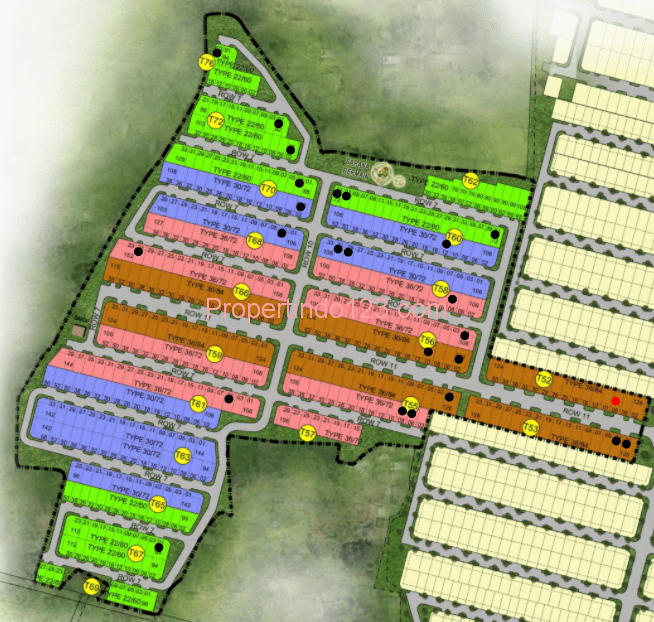 Site Plan Champa Citra Maja Raya | Propertindo123